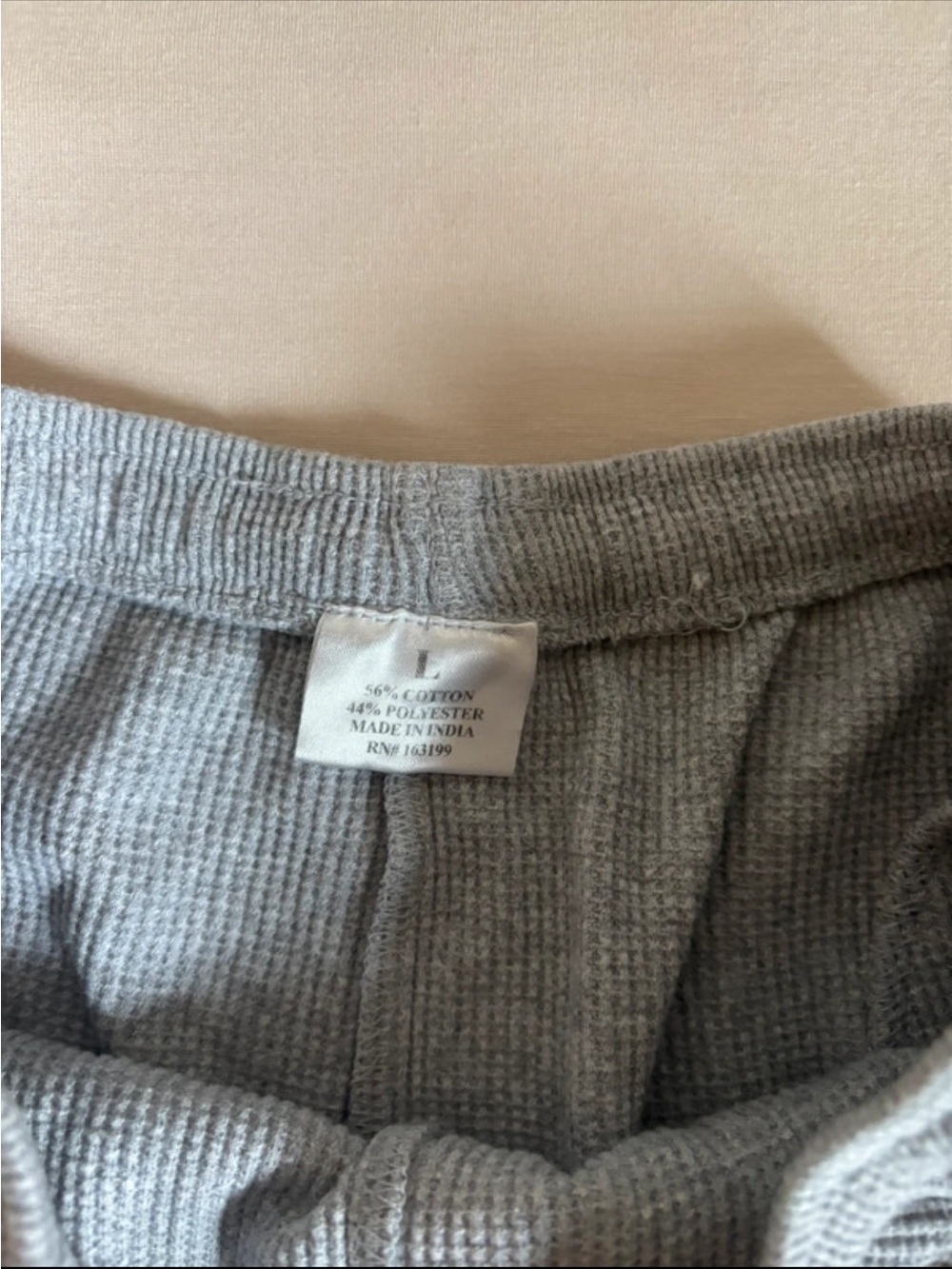 Target Light Blue Ribbed Drawstring Athletic Shorts - Picture 2 of 2